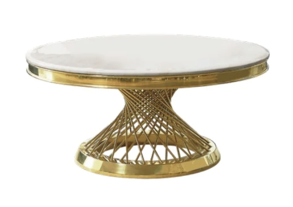White and Gold Coffee Tables