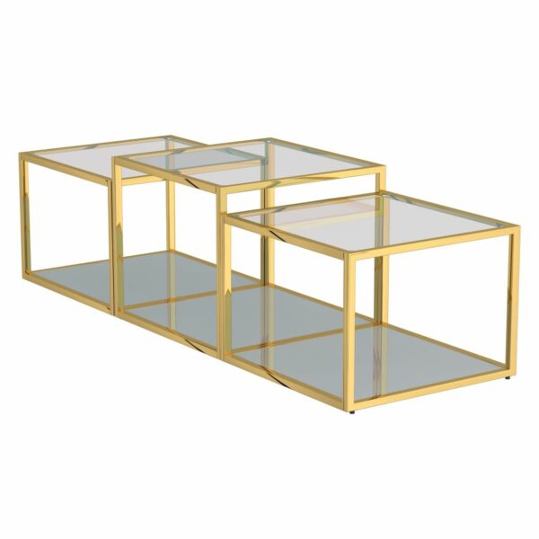 Large Gold Coffee Table